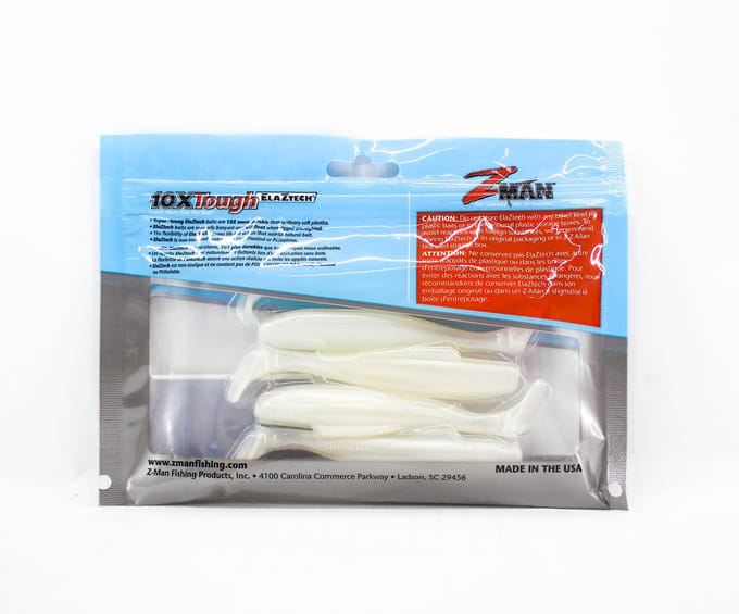 Zman Zacht Kunstaas Diezel MinnowZ 4 Inch 5/Pack Parel (2611)