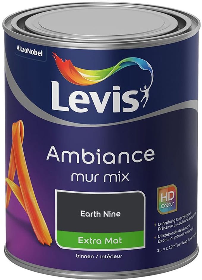 Levis - Ambiance Mur Extra Mat Mix - Earth Nine - Mengverf - 1 L