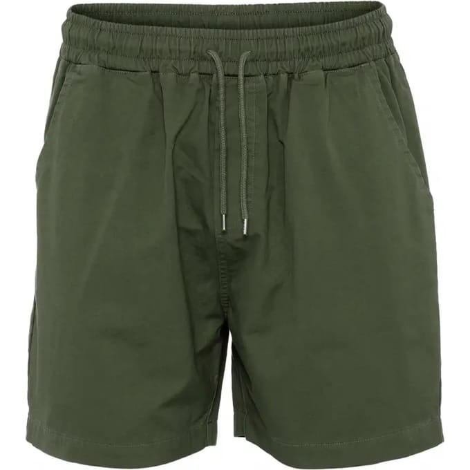 Twill Short broek Colorful Standard Organic seaweed green