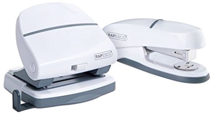 Stapler en Perforator Set - Wit