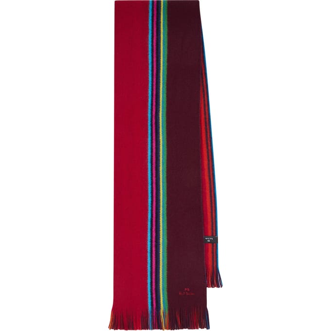 Paul Smith Scarf Ps Reversible Red Taglia: OS | Outlet | Uomo | Rosso