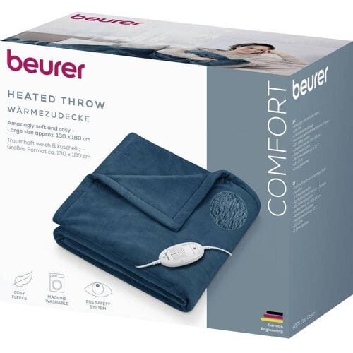 Beurer HD 75 Warmtedeken 100 W Oceaanblauw