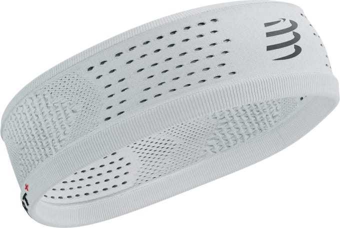 Compressport | Thin Headband On/Off 2.0 | Unisex Hoofdband | White/Black | -