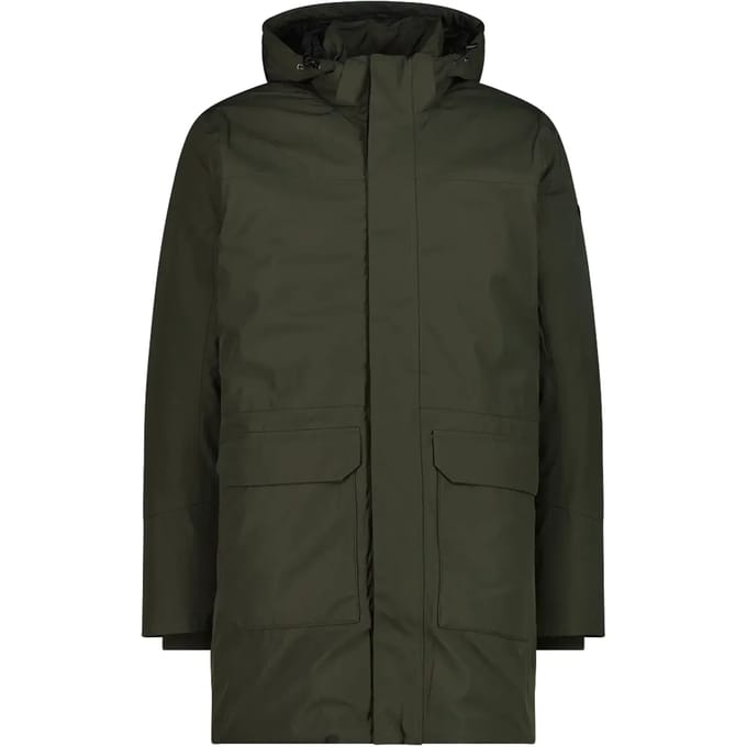 Gevoerde parka met ritssluiting en capuchon CMP