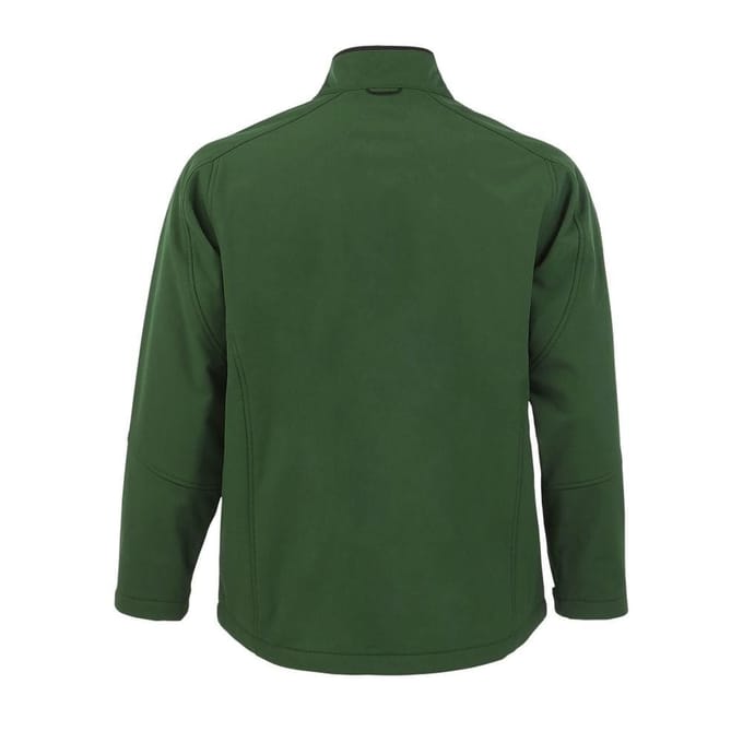 SOLS Heren Relax Soft Shell Jacket (ademend, winddicht en waterbestendig) (Fles groen)