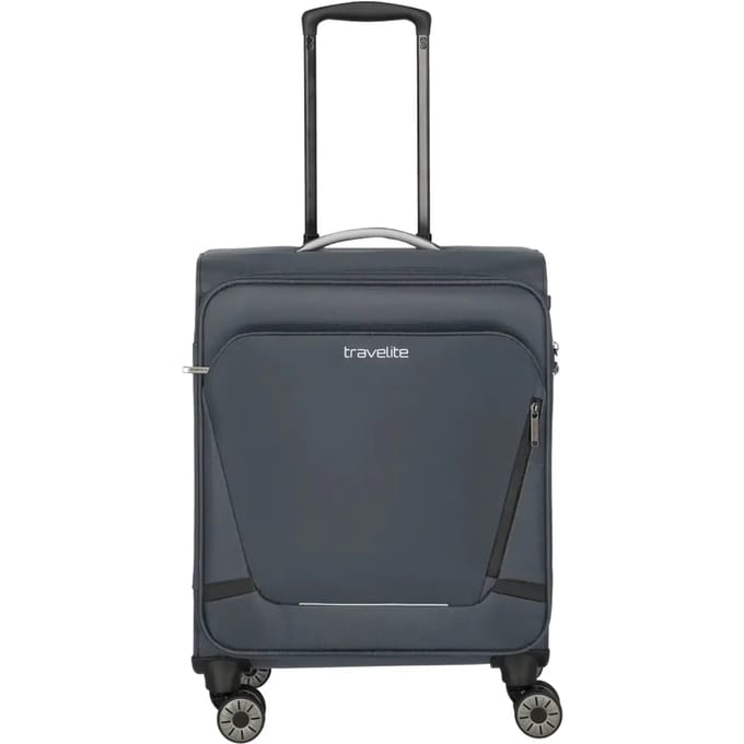 Travelite Jetpack Max handbagage spinner 55 cm 41 liter - Anthracite – 4-wiel cabine koffer – Van polyester – Handbagage koffers, koffers en reiskoffers