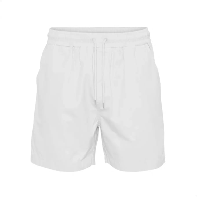 Twill Short broek Colorful Standard Organic optical white