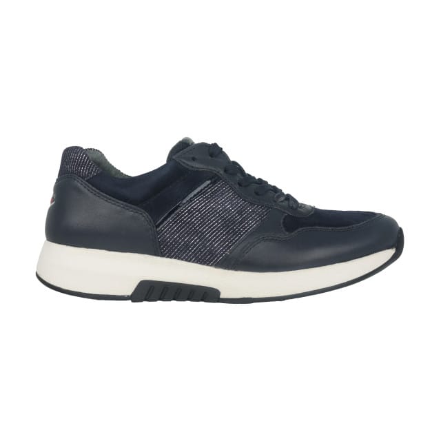 Gabor rollingsoft sensitive 76.948.56 - dames rollende wandelsneaker - Blauw - maat 38 (EU) 5 (UK)