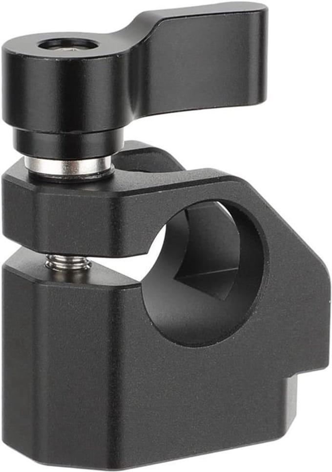 Stangklem met verdraaibestendige accessoirebevestiging - 15 mm diameter - 3566