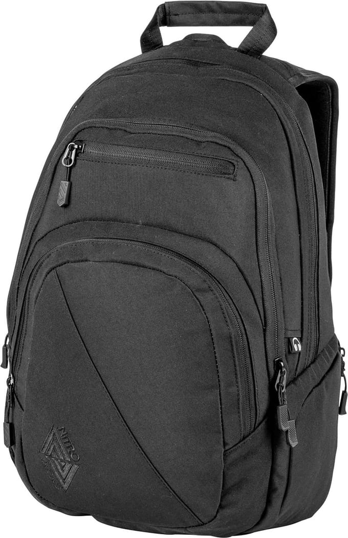 NITRO Laptop rugzak Rugzak met laptopvak Daypacker Collection Stash 29 Backpack True Black Zwart