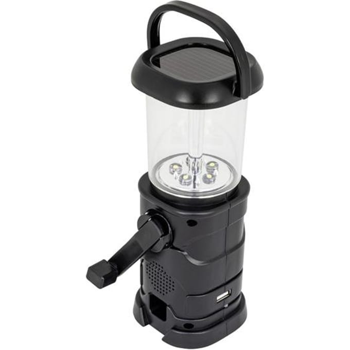 Zonne-LED Toeristenlamp Met Dynamo En 2-In-1 Radio