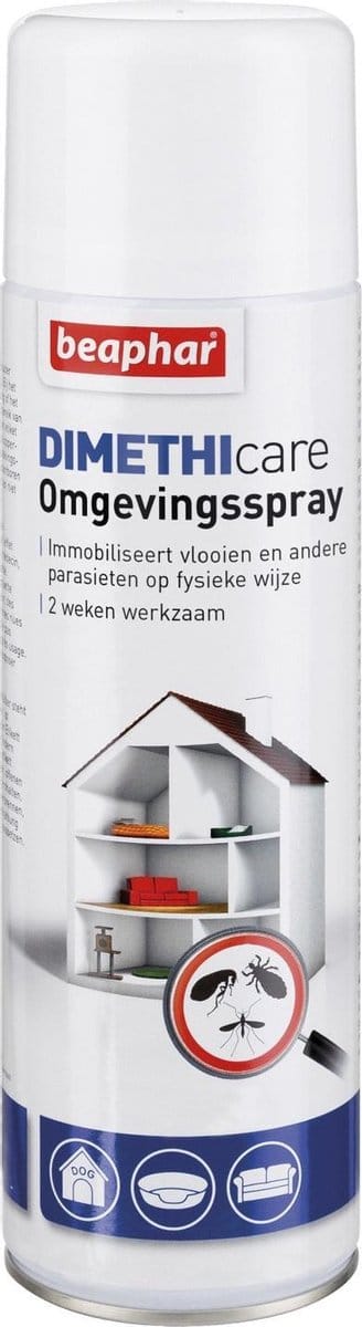 Beaphar Dimethicare Omgevingsspray - Anti vlooien en tekenmiddel - 400 ml 400ml
