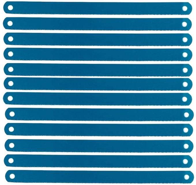 Top Tools - Set Stalen Zaagbladen - 150 mm - 12 Stuks
