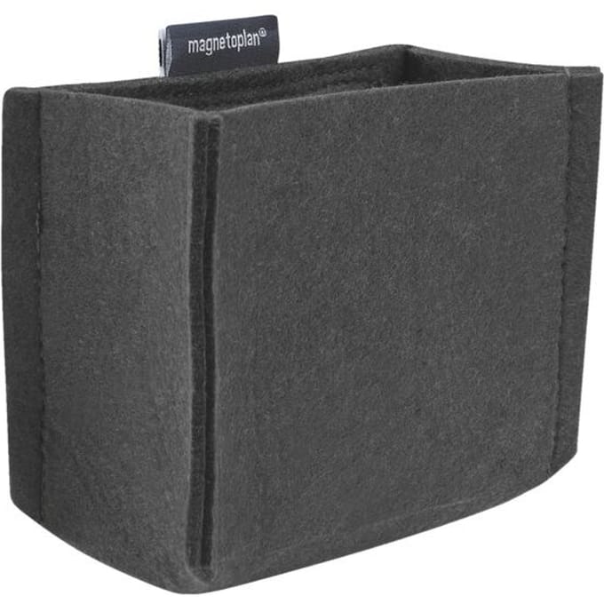 magnetoplan magnetoTray MEDIUM 1227701 Penhouder magnetisch (b x h x d) 130 x 100 x 60 mm Grijs