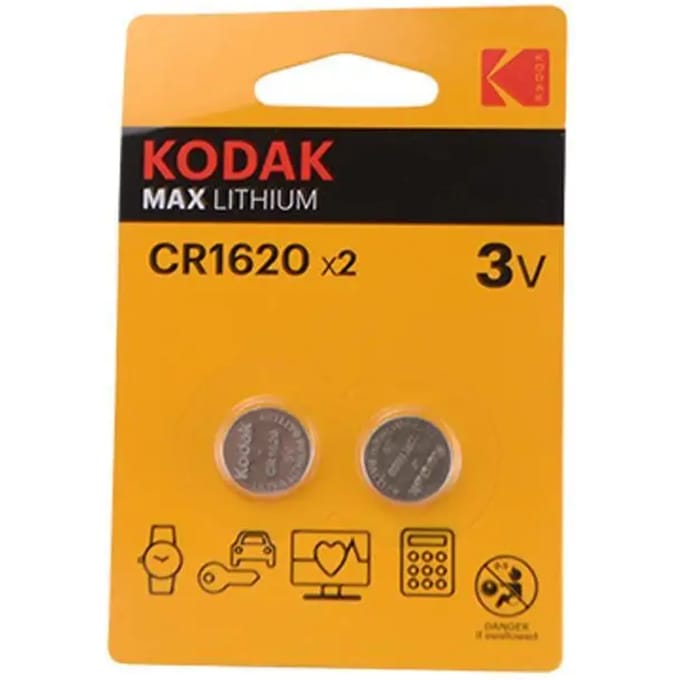Batterijen Kodak Lithium Cr1620 (x2)
