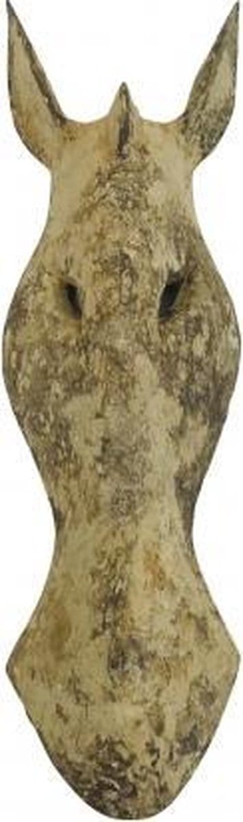 Zebra masker van hout H50  - retro - trendy