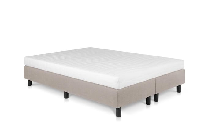 Boxspring Student Basic Beige - 180x200 cm -  Comfort Foam Matras