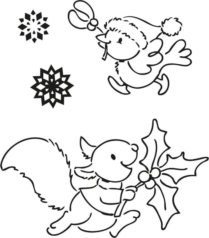 Marianne Design Eline's Clear stamps - Hurry home
