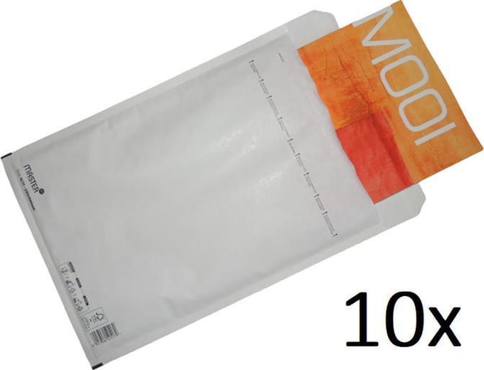 Master'in Bubbel Enveloppen  (A4+) - Luchtkussen Enveloppen  230x340mm (17/G) - 10 stuks