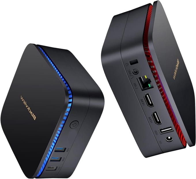 Mini PC N150 - Compacte Computer Desktop PC - Kantoorwerk - Intel N150 Processor - 16GB RAM 512GB SSD - Zwart