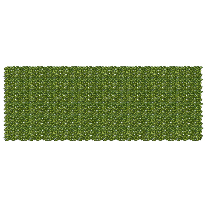 vidaXL - Balkonscherm - met - bladeren - Groen - en - Geel - 400 - x - 150 - cm