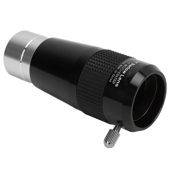 1,25 inch 5X Telescoop Barlowlens Meervoudig Gecoat Herhaalde Kleurfout 2 Groepen 4 Elementen Barlow black