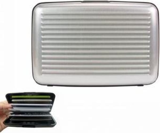 Card Vision Huismerk - Premium Aluminium Hard Case - Creditkaarthouder - Zilver