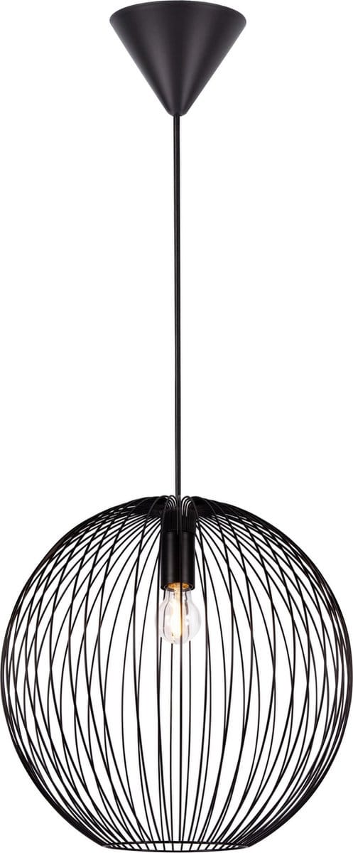 Nordlux Beroni 35-hanglamp-E27-metaal-zwart