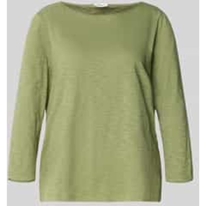 Regular Fit 3/4-shirt van puur katoen