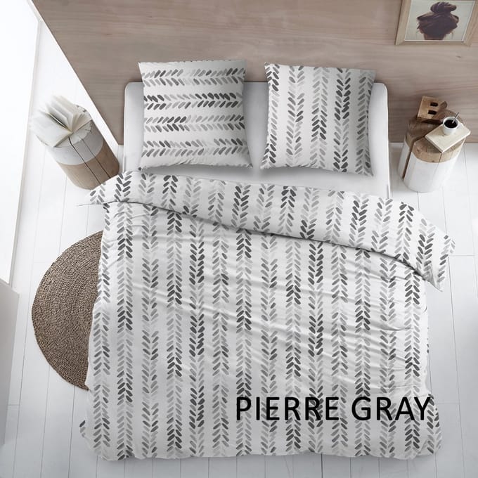 Katoen  - Lakenset - Pierre Grey - 1 persoons - 180x290