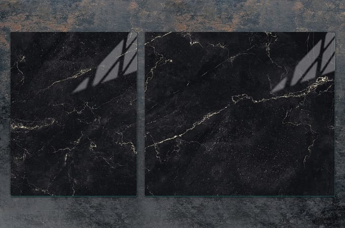 TMK ArtDeko - Snijplank - 100x52 cm - Marmerlook - Glas - Veilig