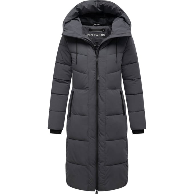 Navahoo dames wintermantel SCHOKOKUSS – elegant, warm & functioneel