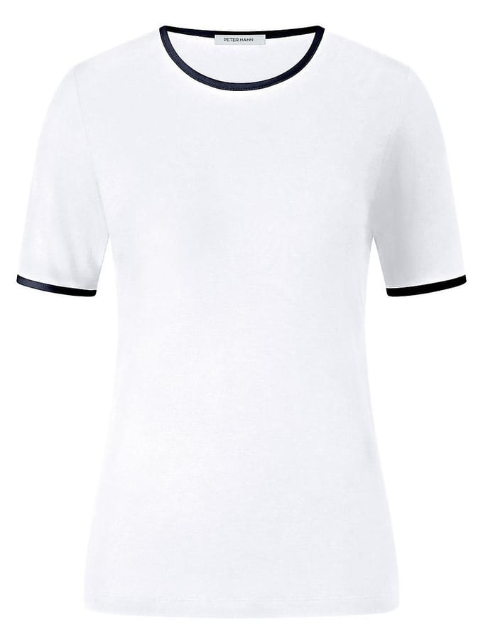 Shirt ronde hals Van Peter Hahn wit