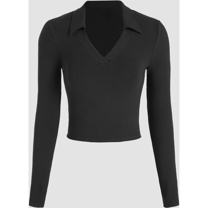 V-hals Basis Top