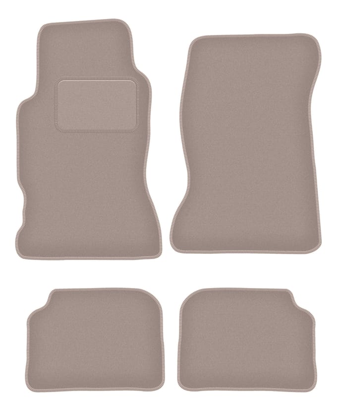 Beige veloursmatten voor: Honda Legend II coupé (1991-1996)