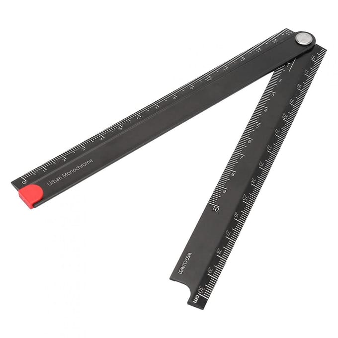 Dailygoods- Vouwliniaal Draagbaar - Metalen - Duurzaam