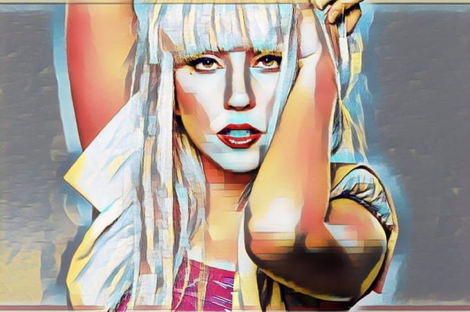 Lady Gaga 1-1 - Canvas - 70 x 100 cm