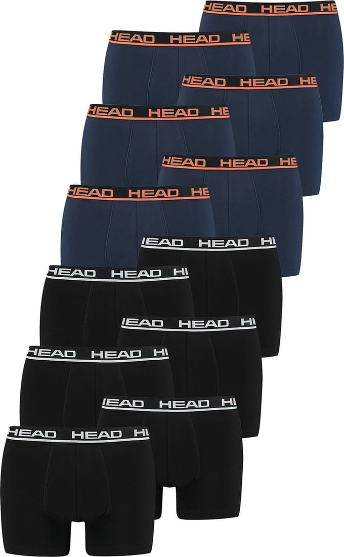 BOXERS Set van 12 stuks Head Basic Boxerbroek voor heren, shorts, ondergoed, ondergoed