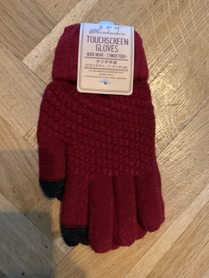 Touchscreen-Touch-Handschoenen-Zwart-One Size-Stretch-Mobiel-Unisex