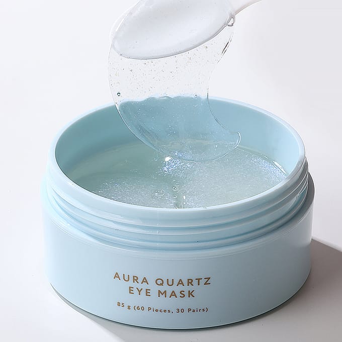 Petitfee Aura Quartz Oogmasker Hydrogel Type 30 paar + WILLEKEURIG CADEAU white
