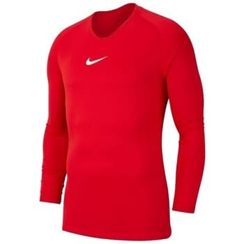 Nike Park First Layer Shirt Lange Mouw - Rood | Maat: M