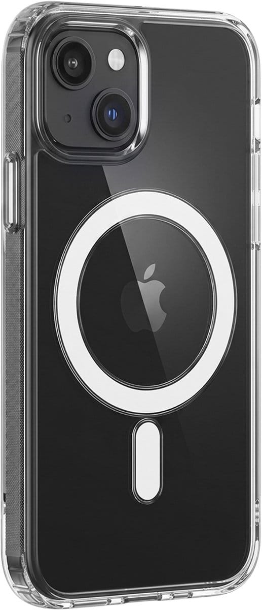 Bigben Connected, Hoesje geschikt voor iPhone 14 - Hybride MagSafe Compatibel, Transparant