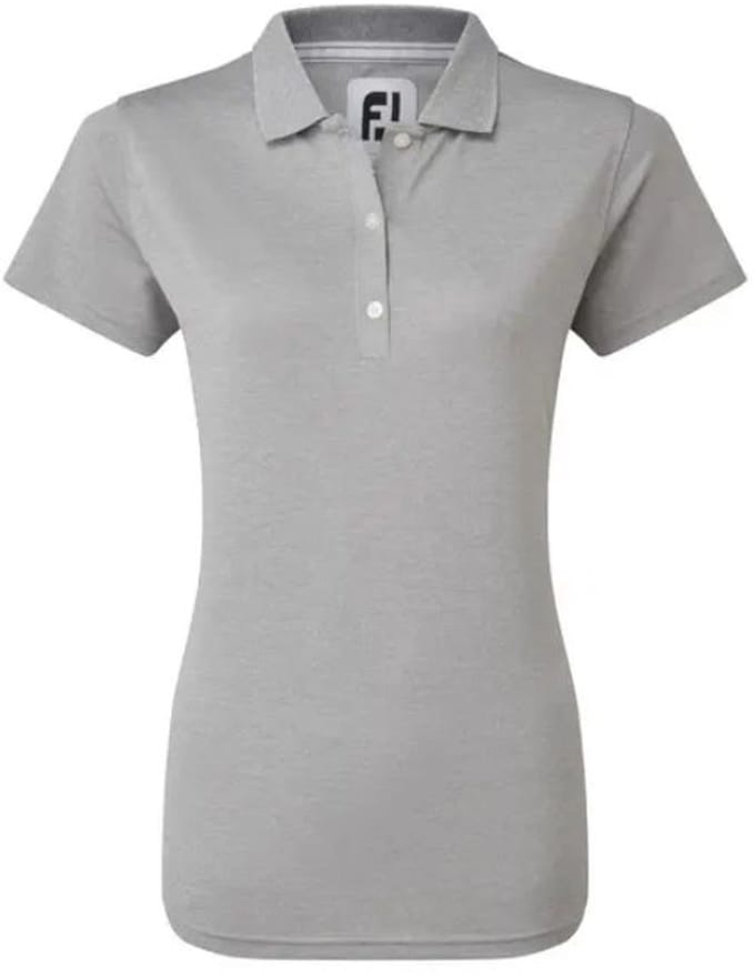 Footjoy Stretch Pique Dames Polo Shirt Grijs