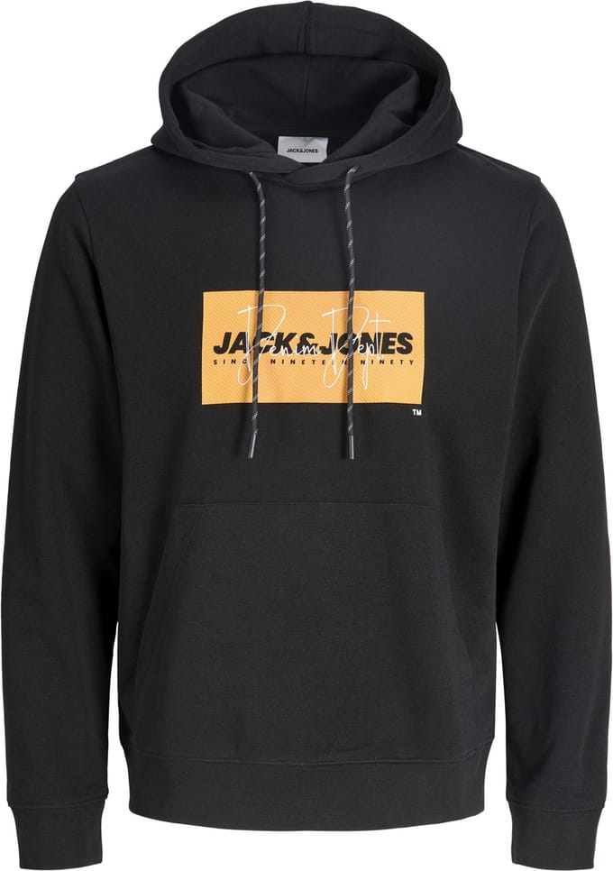 JACK&JONES - JJCOLE PRINT SWEAT HOOD UNB - Heren - Sweaters