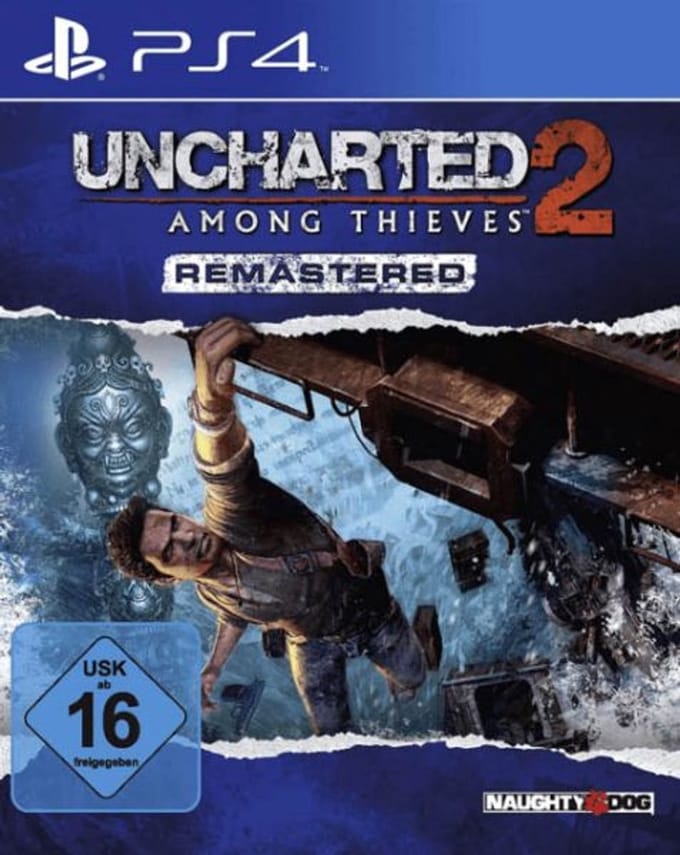 Uncharted 2 Among Thieves Remastered-Duits (PlayStation 4) Gebruikt