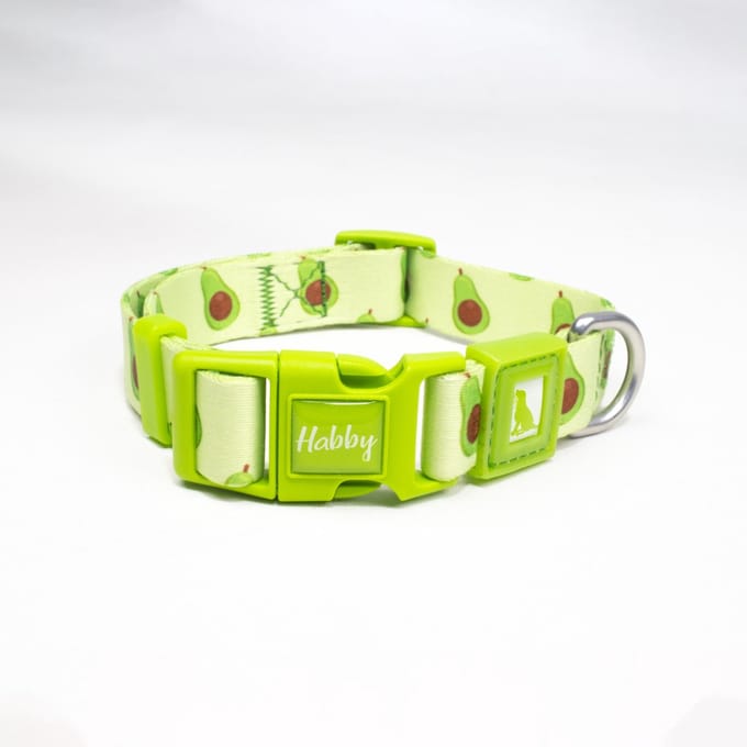 Luxe Halsband voor Honden-Verstelbaar 32 Cm-43 Cm x 2 Cm-Avocado