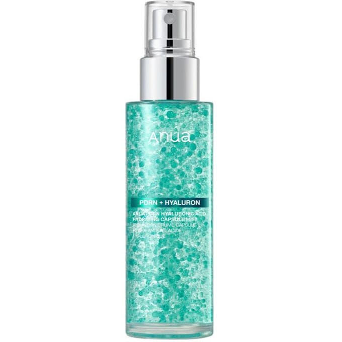 ANUA PDRN Hyaluronzuur Vochtcapsule Mist 100ml – Intensieve Hydratatie & Glow Boost blue