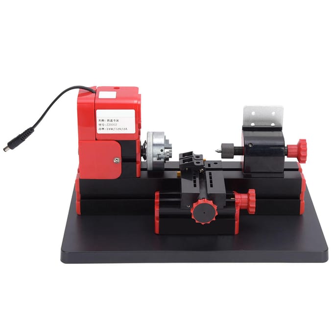 Mini Gemotoriseerde Draaibank Machine DIY Elektrisch Gereedschap 20000rpm 24W Z20002