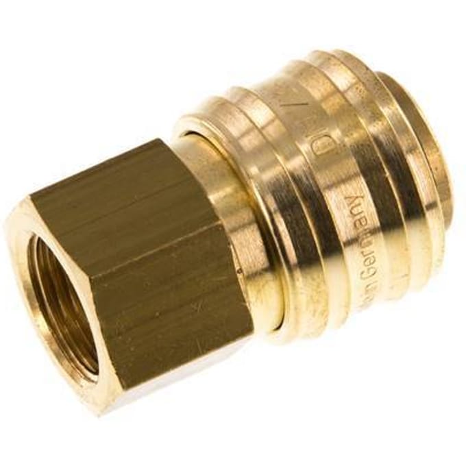 Messing DN 7.2 (Euro) Luchtkoppeling Snelkoppeling G 3/8 inch Binnendraad