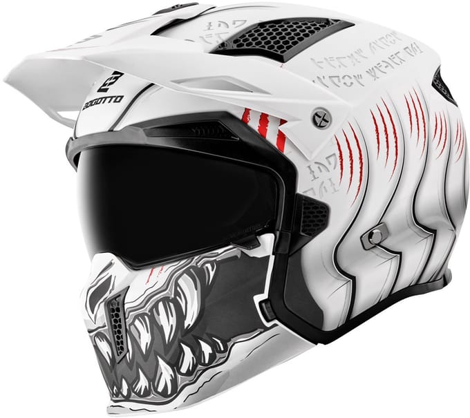 Bogotto Radic Waheela 22.06 Wit Jethelm - Helm